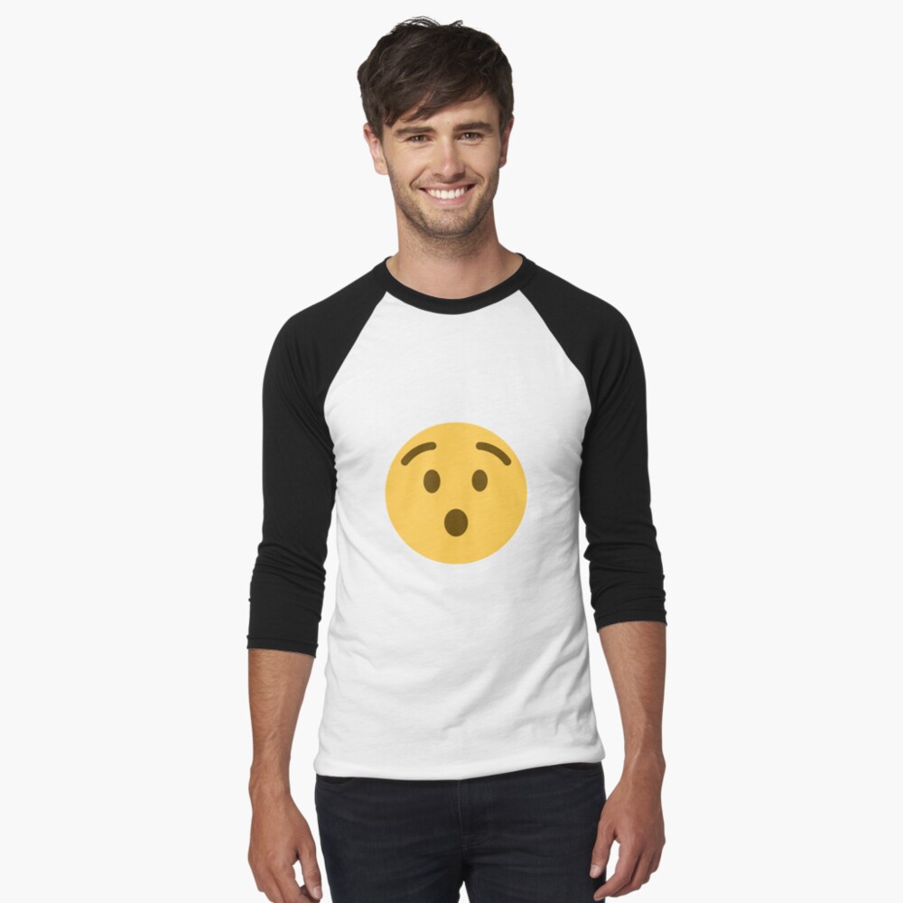 Worried Face Emoji. Hushed Feeling Comic Graphic by microvectorone ·  Creative Fabrica