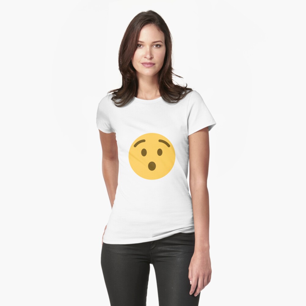 Worried Face Emoji. Hushed Feeling Comic Graphic by microvectorone ·  Creative Fabrica