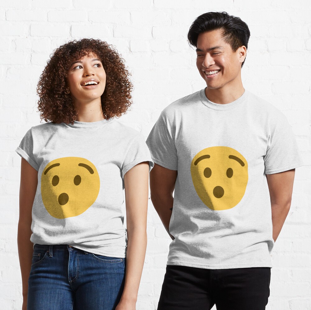 Worried Face Emoji. Hushed Feeling Comic Graphic by microvectorone ·  Creative Fabrica