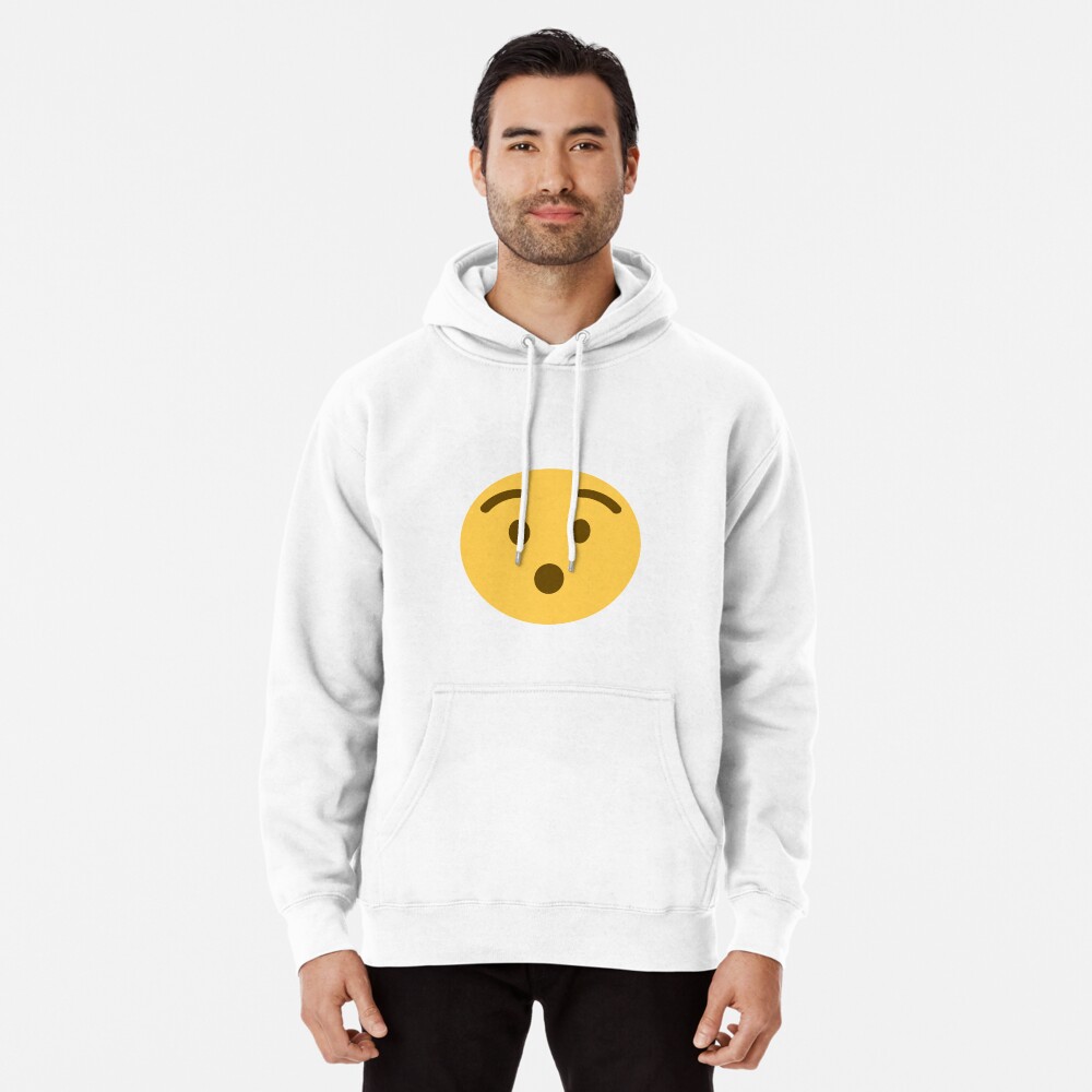 Worried Face Emoji. Hushed Feeling Comic Graphic by microvectorone ·  Creative Fabrica