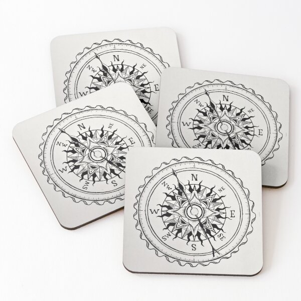 Item preview, Dotwork Compass Design designed and sold by Harriet Job.