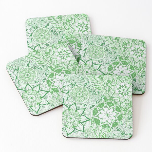 Item preview, Leafy Green Mandala Improvisation designed and sold by MarisaGoncalves.