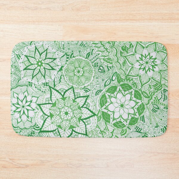 Item preview, Leafy Green Mandala Improvisation designed and sold by MarisaGoncalves.