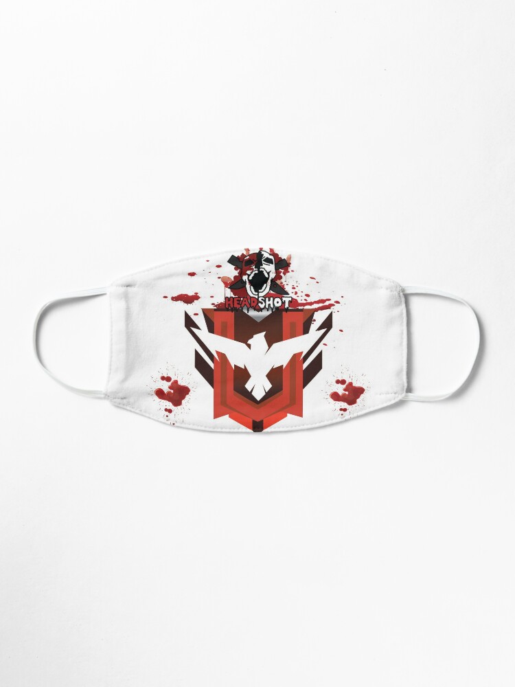 Free Fire Headshot Amp Heroic Design Mask By Pero9 Redbubble
