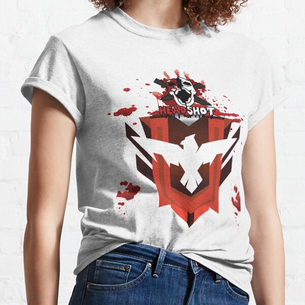 free fire heroic t shirt