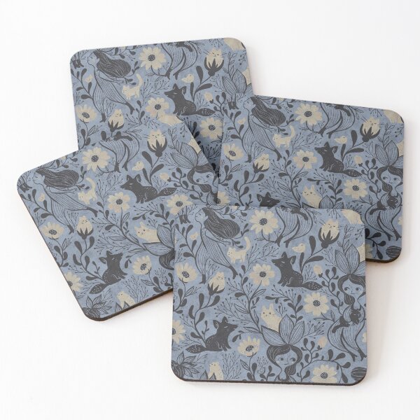 Item preview, Whimsical May in blue designed and sold by Gaia Marfurt.