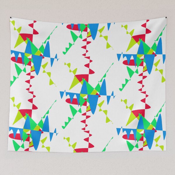 Item preview, colored star abstract designed and sold by miaterinka.