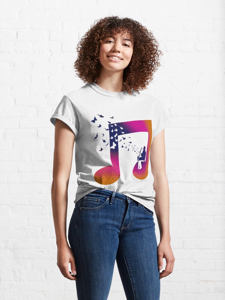 Alternate view of Music Bass Clarinet Classic T-Shirt