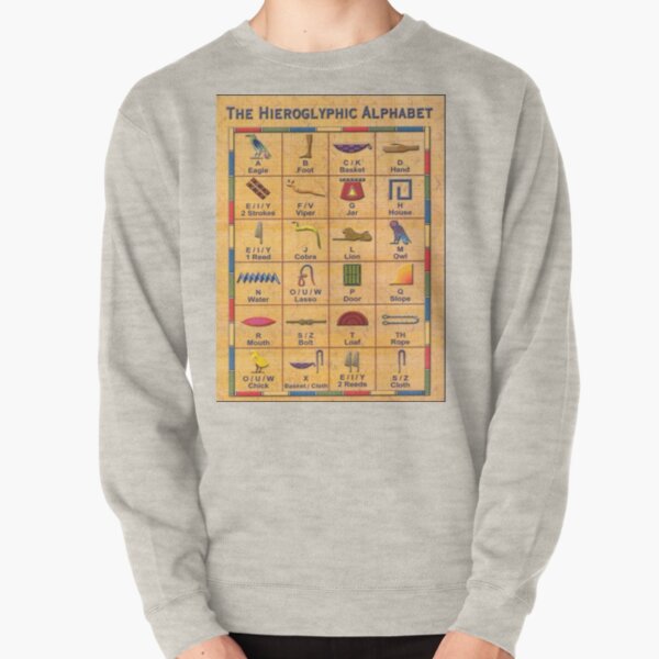 Pullover Hoodies Agyptische Hieroglyphen Redbubble