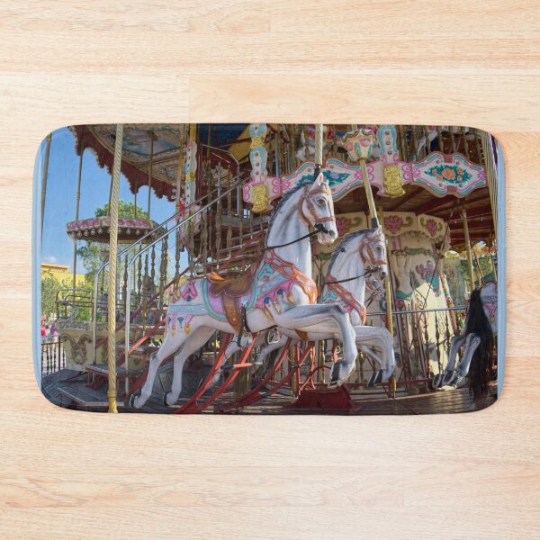 Item preview, The Carousel Horses In Skanderbeg Square designed and sold by Lucinda Walter.