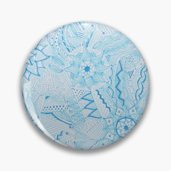 Item preview, Light Blue Mandala Improvisation designed and sold by MarisaGoncalves.