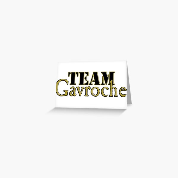 Item preview, Team gavroche designed and sold by Backstage by Leyzel.