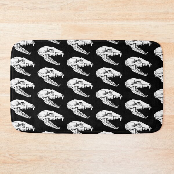 Item preview, Grey Fox Skull Ink Illustration  designed and sold by erilaurenart.