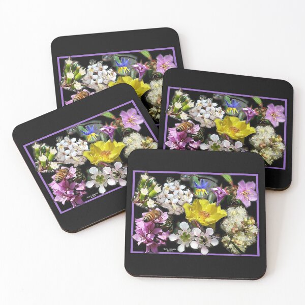 Item preview, Collage of Native Australian Wildflowers designed and sold by NinLAheN.