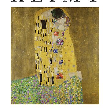 Artwork thumbnail, The Kiss - Gustav Klimt - Exhibition Poster by studiofrivolo
