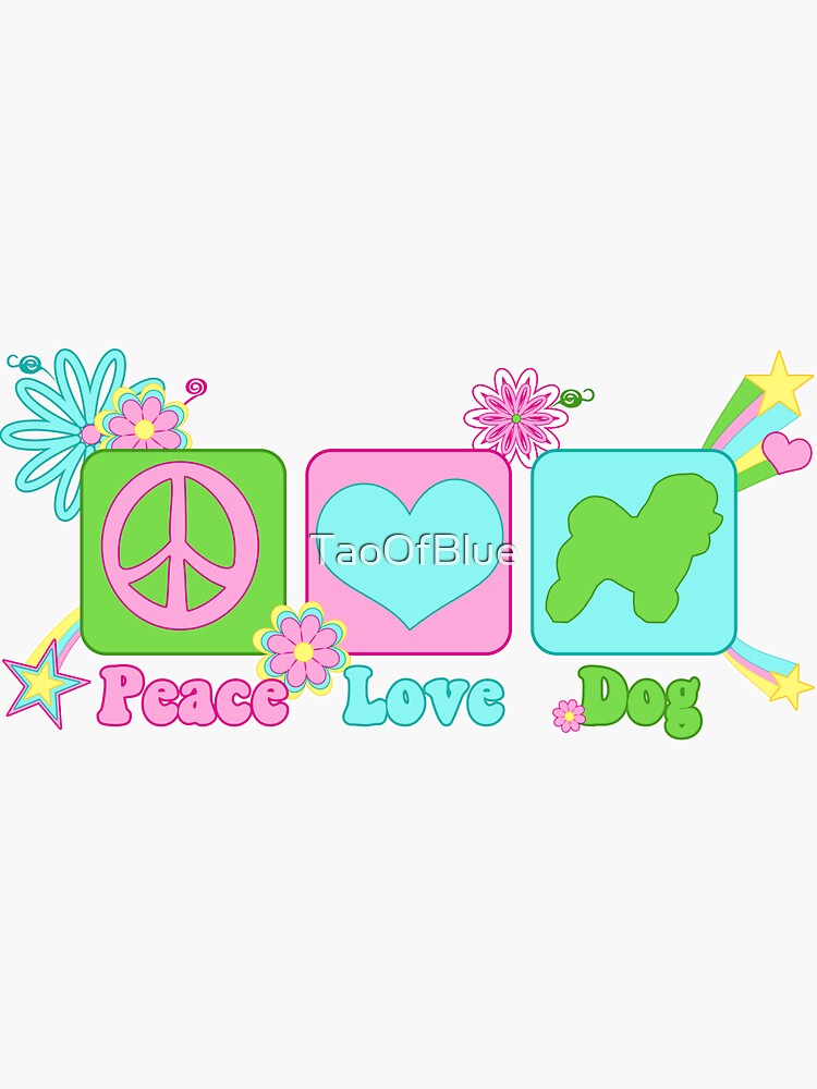 Peace, Love, Bichon by TaoOfBlue