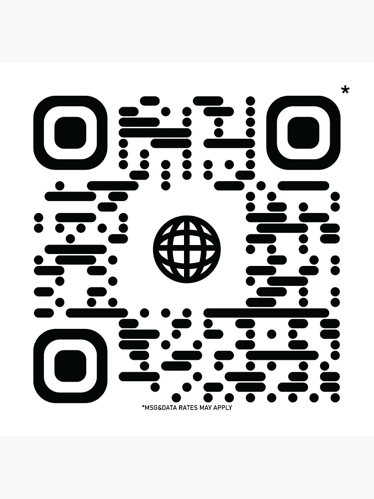 rickroll qr code -Barcode scan | Art Board Print