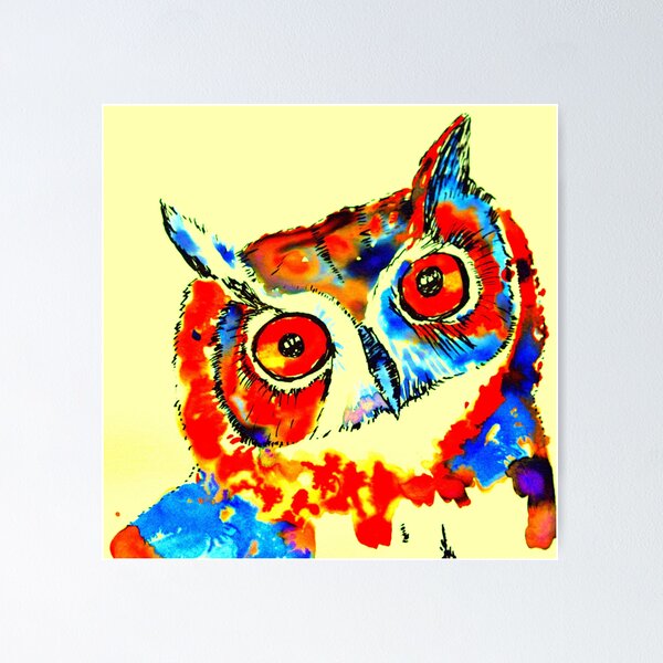 Carnivowl the Owl Poster