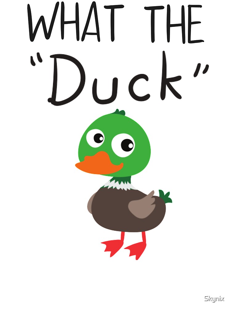 T Shirt Enfant Qu Est Ce Que Le Canard Un Drole De Bebe Canard Cadeau De Vacances Animal Mignon Par Skynix Redbubble