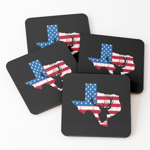 Item preview, Texas American Flag Deer Hunting designed and sold by Tee Kaboom!.