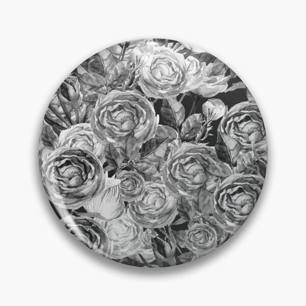 Item preview, Vintage Roses Black And White designed and sold by Maria Heyens.