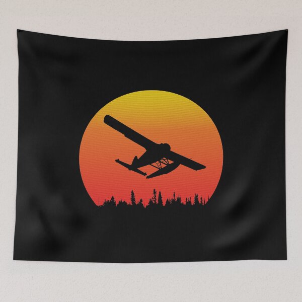 Item preview, deHavilland Beaver silhouette with sun designed and sold by map985.