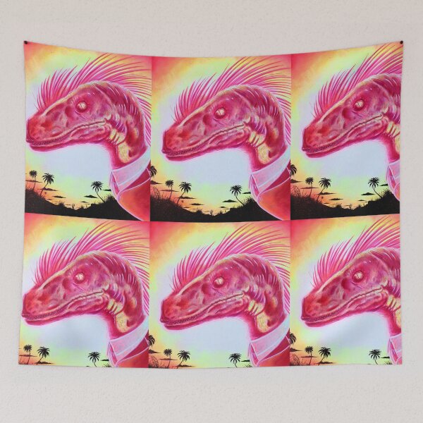 Item preview, Retro Wave Raptor designed and sold by Tommy James Peters.