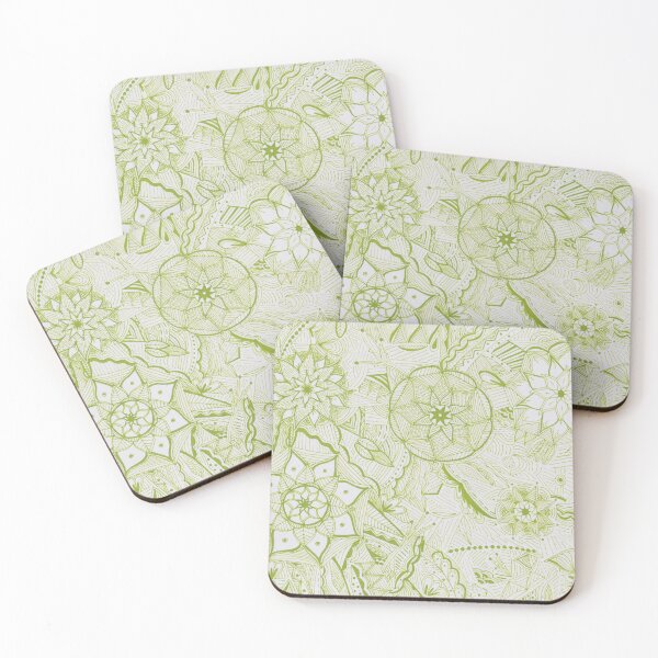 Item preview, Light Green Mandala Improvisation designed and sold by MarisaGoncalves.