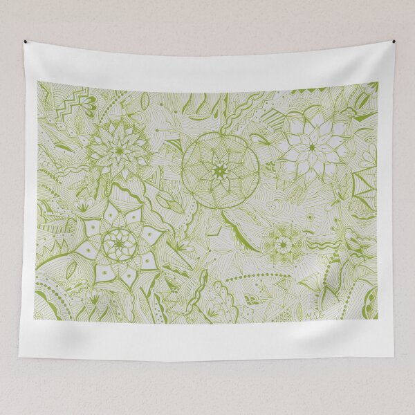 Item preview, Light Green Mandala Improvisation designed and sold by MarisaGoncalves.