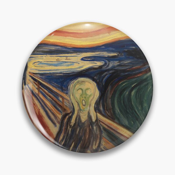 Item preview, The Scream - Edvard Munch - Exhibition Poster designed and sold by studiofrivolo.