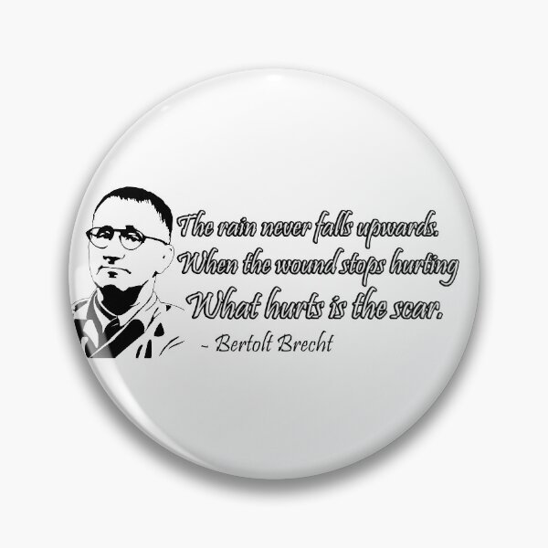 Item preview, Bertolt Brecht Quote designed and sold by Backstage by Leyzel.