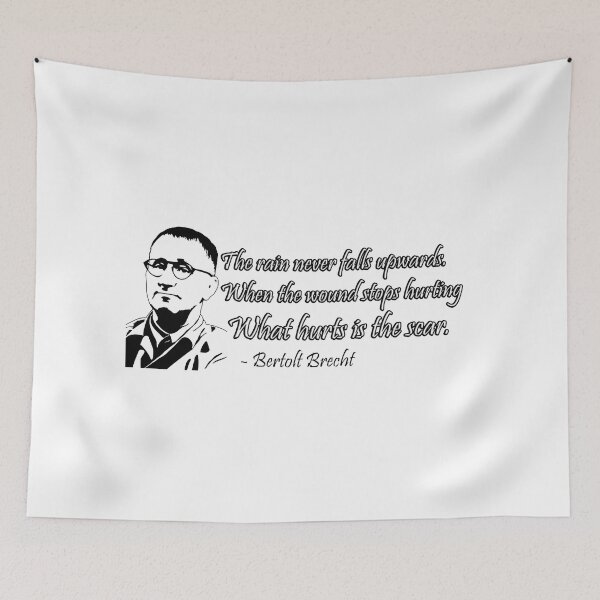 Item preview, Bertolt Brecht Quote designed and sold by Backstage by Leyzel.