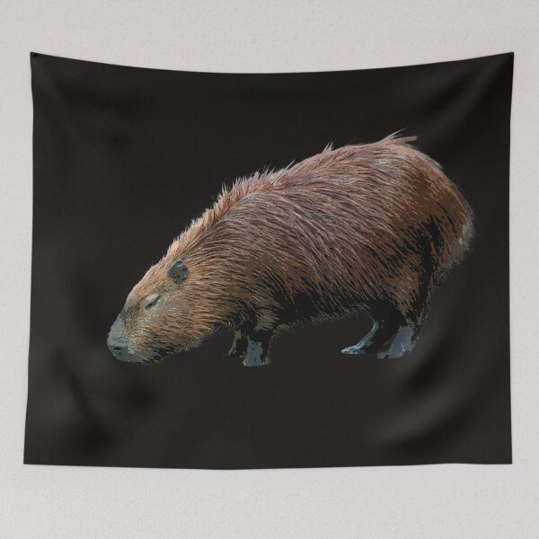 Item preview,  Capybara Color Print  designed and sold by designsasstultd.