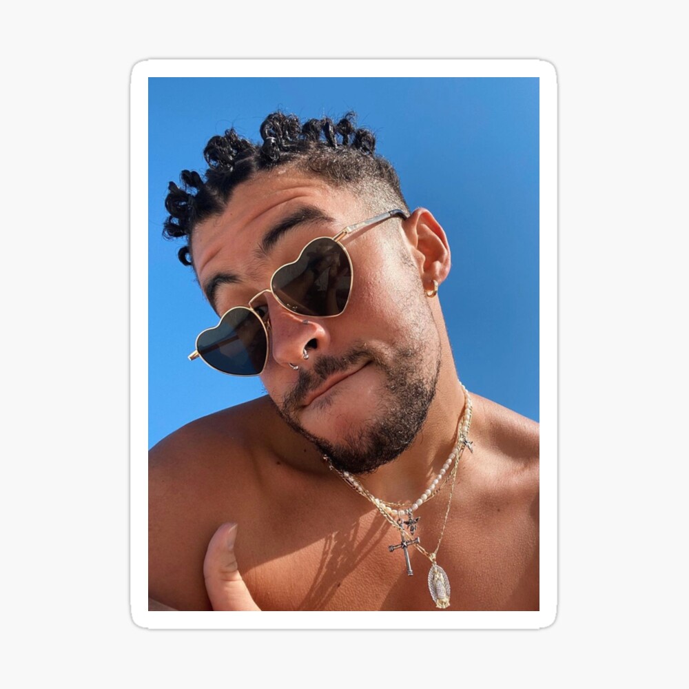 Download Cute Bad Bunny Selfie Mask By Sighra Redbubble PSD Mockup Templates