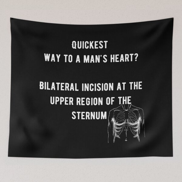 Item preview, Quickest way to a man's heart?  designed and sold by TheWhiteRhyno.