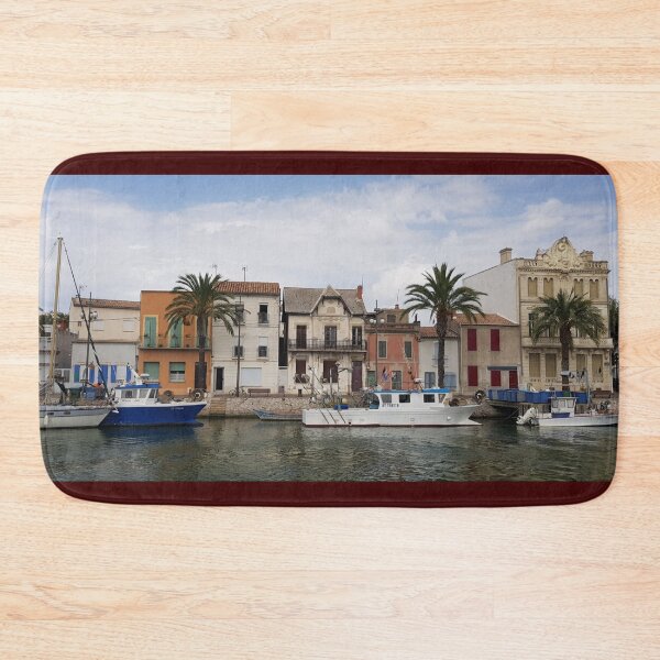 Item preview, From his door to his boat (Panorama le Grau-du-Roi France) designed and sold by NatureNature.