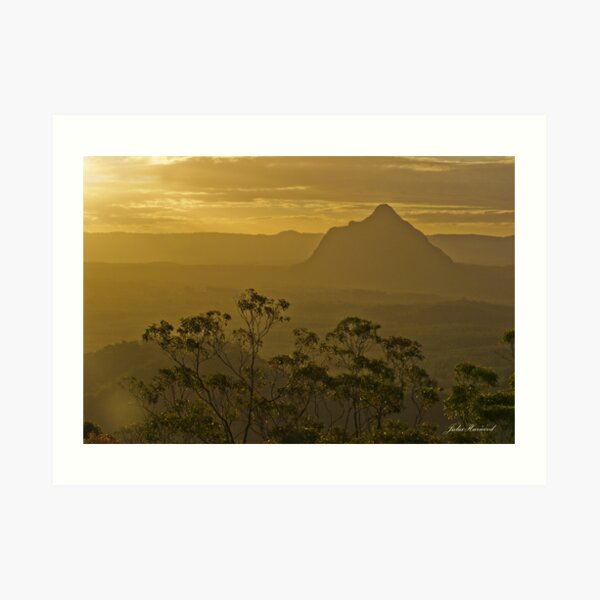 Beerwah, Glass House Mountains, Queensland Art Print