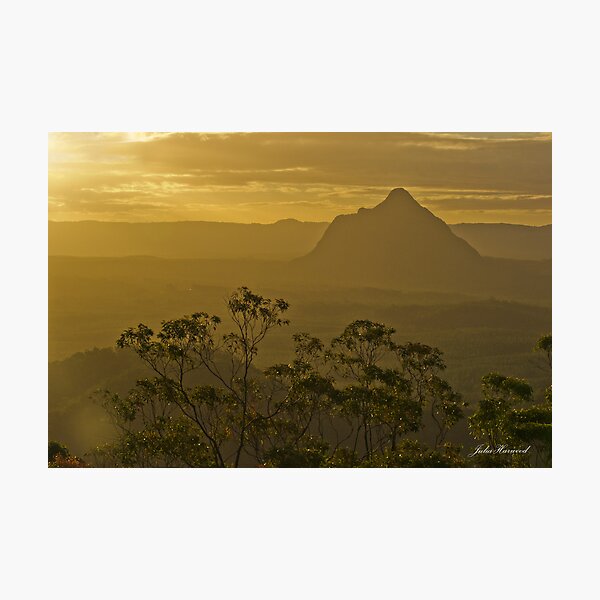 Beerwah, Glass House Mountains, Queensland Photographic Print