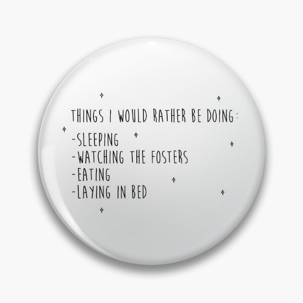 Item preview, I'D RATHER BE WATCHING THE FOSTERS designed and sold by localfandoms.