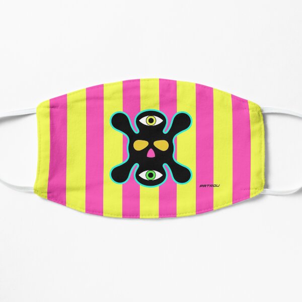 X Face - Black / Yellow Flat Mask