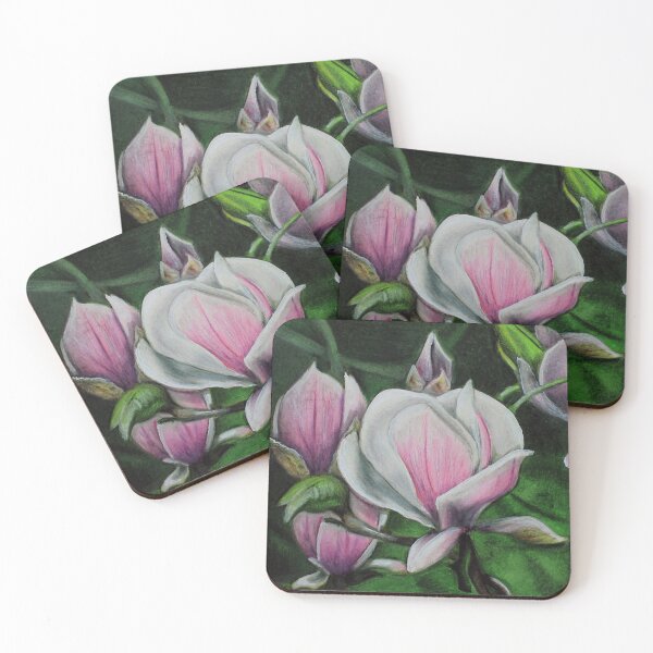 Item preview, Magnolia - colored pencil and acrylic on paper designed and sold by Pansymade.
