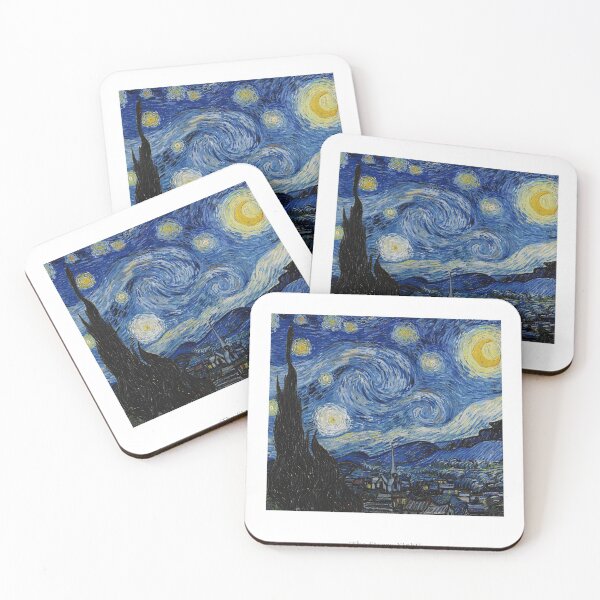 Item preview, The Starry Night - Vincent Van Gogh - Exhibition Poster designed and sold by studiofrivolo.
