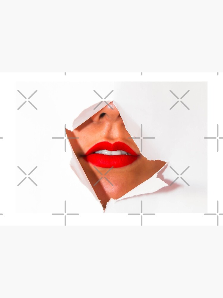 Red Lips Ripped by tshirtella
