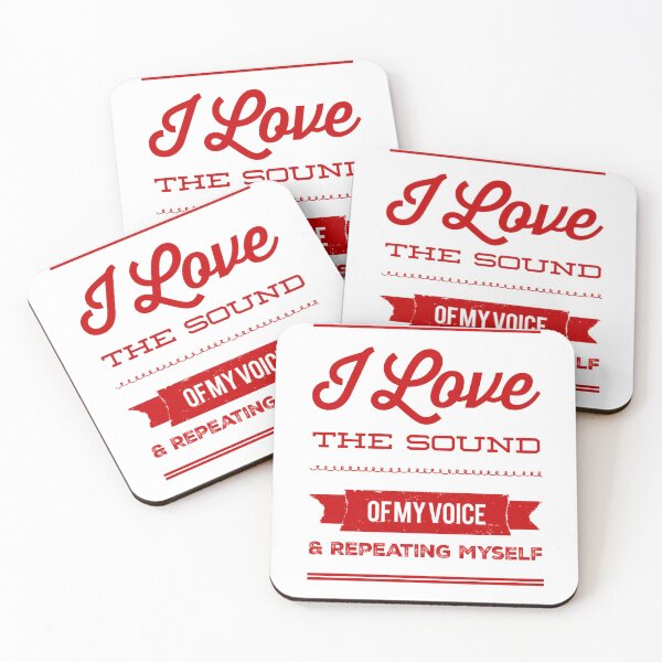 Item preview, I Love The Sound Of My Voice & Repeating Myself designed and sold by OfferHeat.