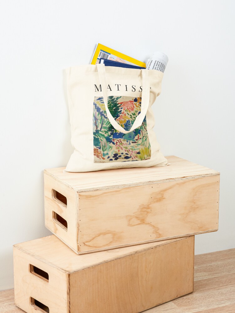 Alternate view of Henri Matisse - Landscape At Collioure - Exhibition Poster Tote Bag