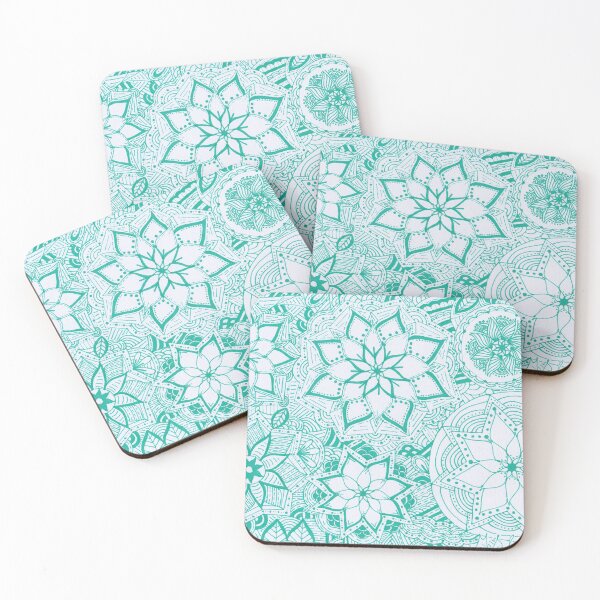 Item preview, Mint Green Mandala Improvisation designed and sold by MarisaGoncalves.