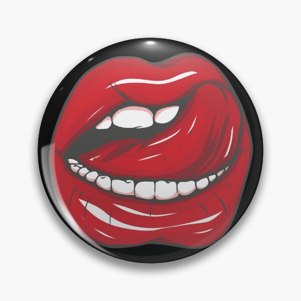 Item preview, Sexy Tongue Licking Its Lips designed and sold by Vintage-Artwork.