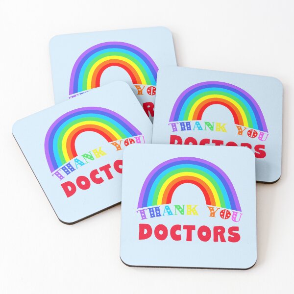 Item preview, Rainbow Thank You Doctors designed and sold by LoveAndDefiance.
