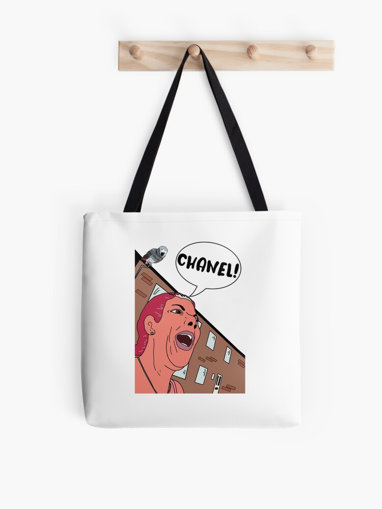 Chanel Viral Parrot Meme Design  Tote Bag for Sale by Charlotte Thomas