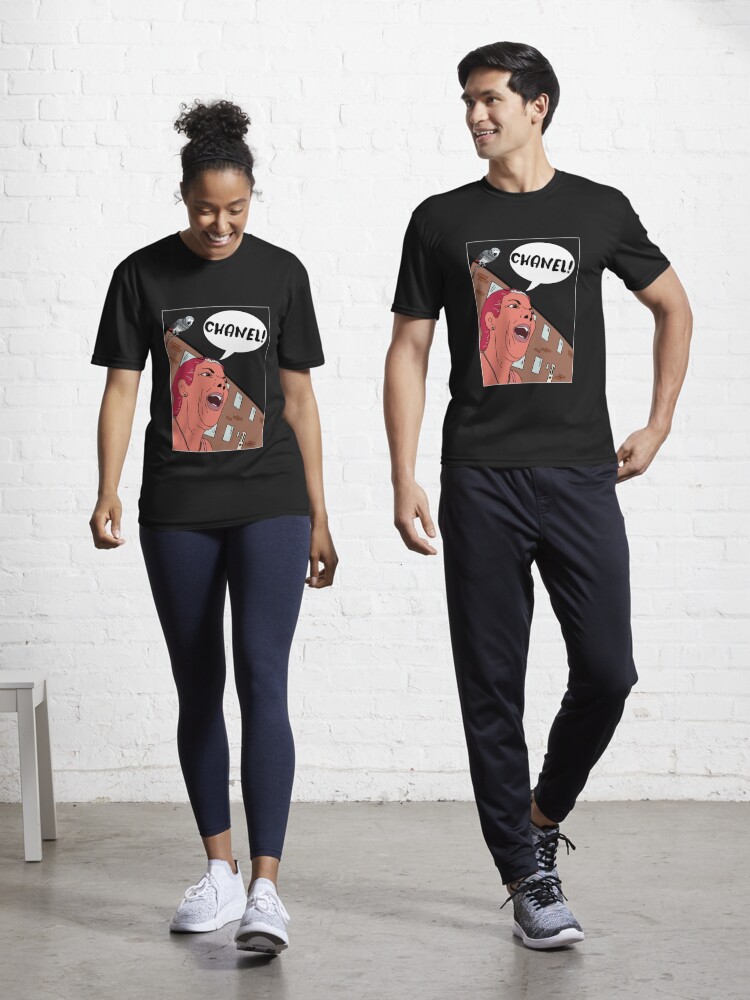 Chanel Viral Parrot Meme Design | Active T-Shirt
